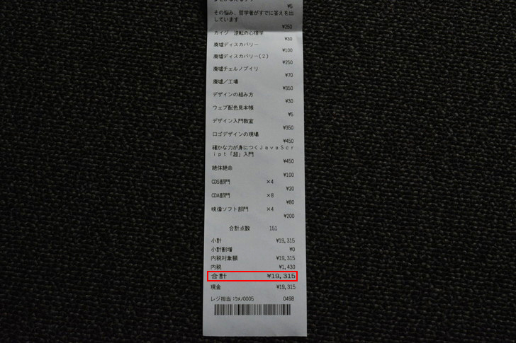 総額：19,315円